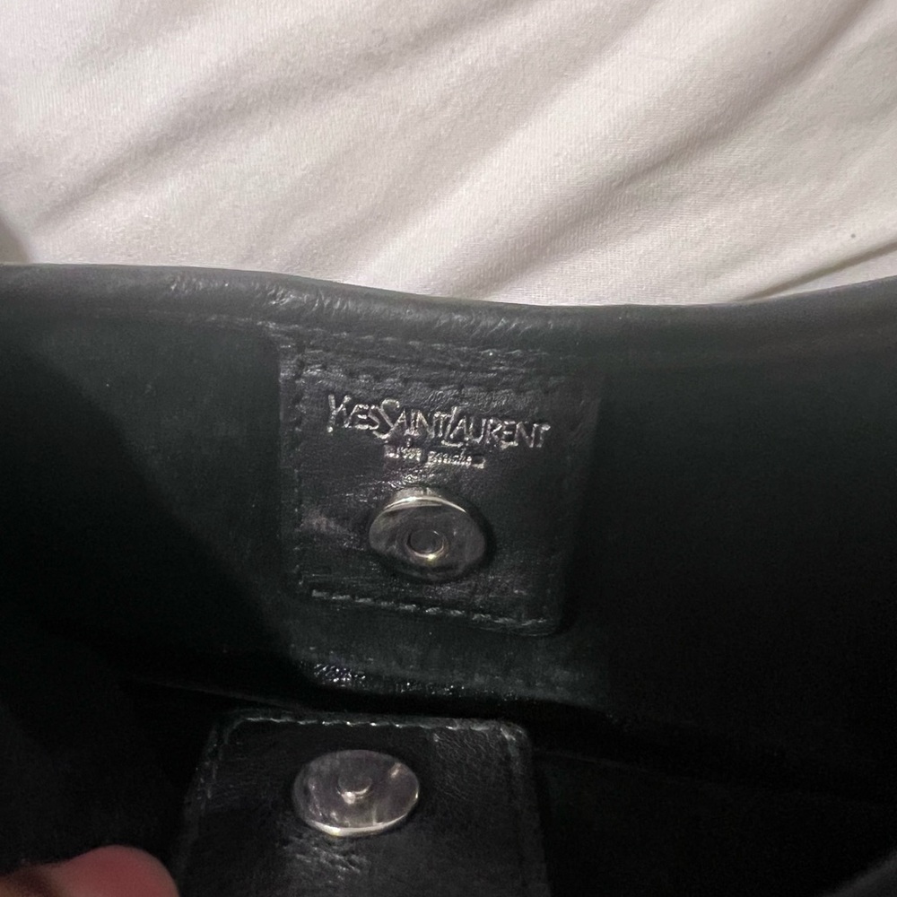 Yves Saint Laurent Mombasa bag with metal handle - Picture 5 of 8